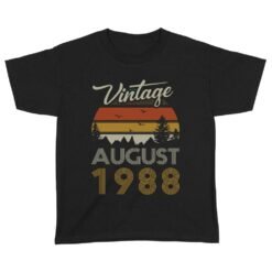 Age - Vintage Birthday | Custom year Standard Youth T-Shirt