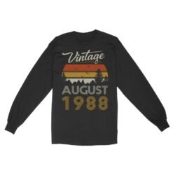 Age - Vintage Birthday | Custom year Standard Long Sleeve
