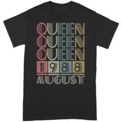 Queen Retro Vintage Birthday Gift | Custom year Standard T-shirt