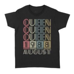 Queen Retro Vintage Birthday Gift | Custom year Standard Women's T-shirt