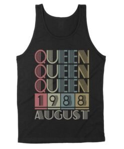 Queen Retro Vintage Birthday Gift | Custom year Standard Tank