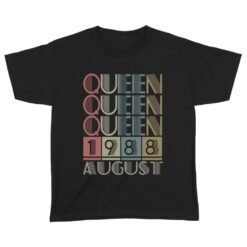 Queen Retro Vintage Birthday Gift | Custom year Standard Youth T-Shirt