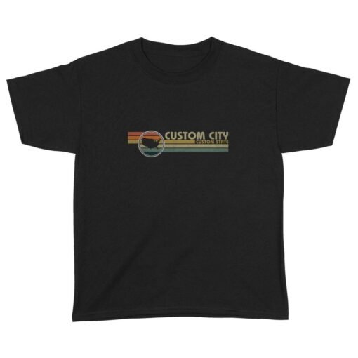 City Vintage 1980s style | Custom city Standard Youth T-Shirt