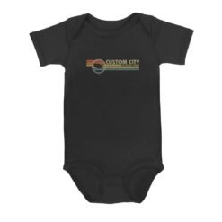 City Vintage 1980s style | Custom city Baby Onesie