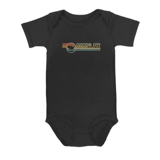 City Vintage 1980s style | Custom city Baby Onesie