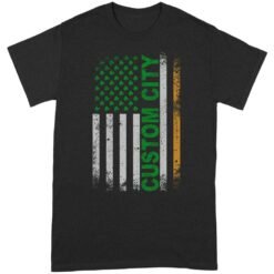 Irish American Flag | Custom city Standard T-shirt