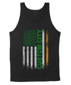 Irish American Flag | Custom city Standard Tank