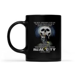 Never Underestimate a biker Man | Custom city Mug
