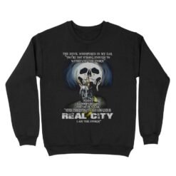 Never Underestimate a biker Man | Custom city Standard Crew Neck Sweatshirt