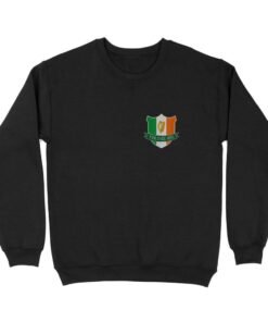 Name Irish Ireland Flag Harp Family | Custom name Standard Crew Neck Sweatshirt