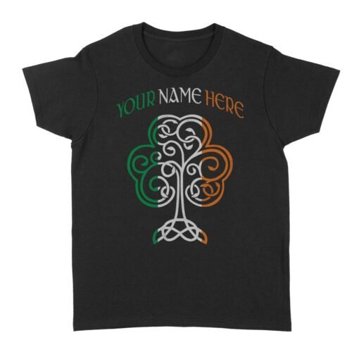 Irish Shamrock St Patricks Day | Custom name Standard Women's T-shirt