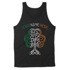 Irish Shamrock St Patricks Day | Custom name Standard Tank