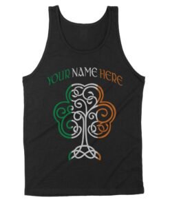 Irish Shamrock St Patricks Day | Custom name Standard Tank