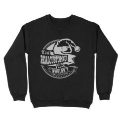 Hat Xmas Personalized Name Gift | Custom name Standard Crew Neck Sweatshirt
