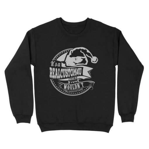 Hat Xmas Personalized Name Gift | Custom name Standard Crew Neck Sweatshirt