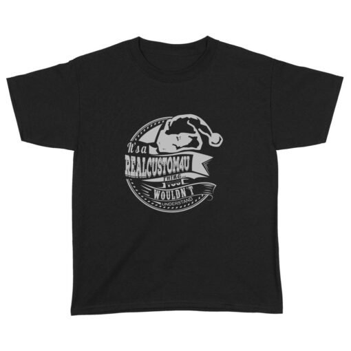 Hat Xmas Personalized Name Gift | Custom name Standard Youth T-Shirt