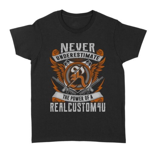 Never Underestimate Personalized Name | Custom name Standard Women's T-shirt
