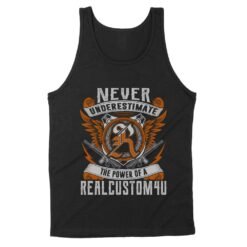 Never Underestimate Personalized Name | Custom name Standard Tank