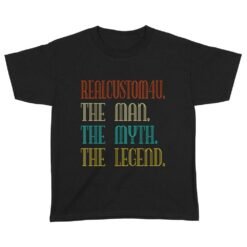 The Man The Myth The Legend | Custom name Standard Youth T-Shirt