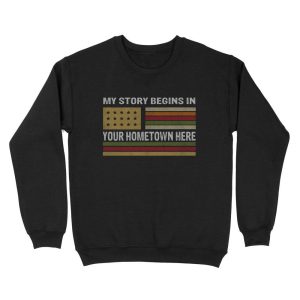 My Story begins | Custom city Standard Crew Neck Sweatshirt