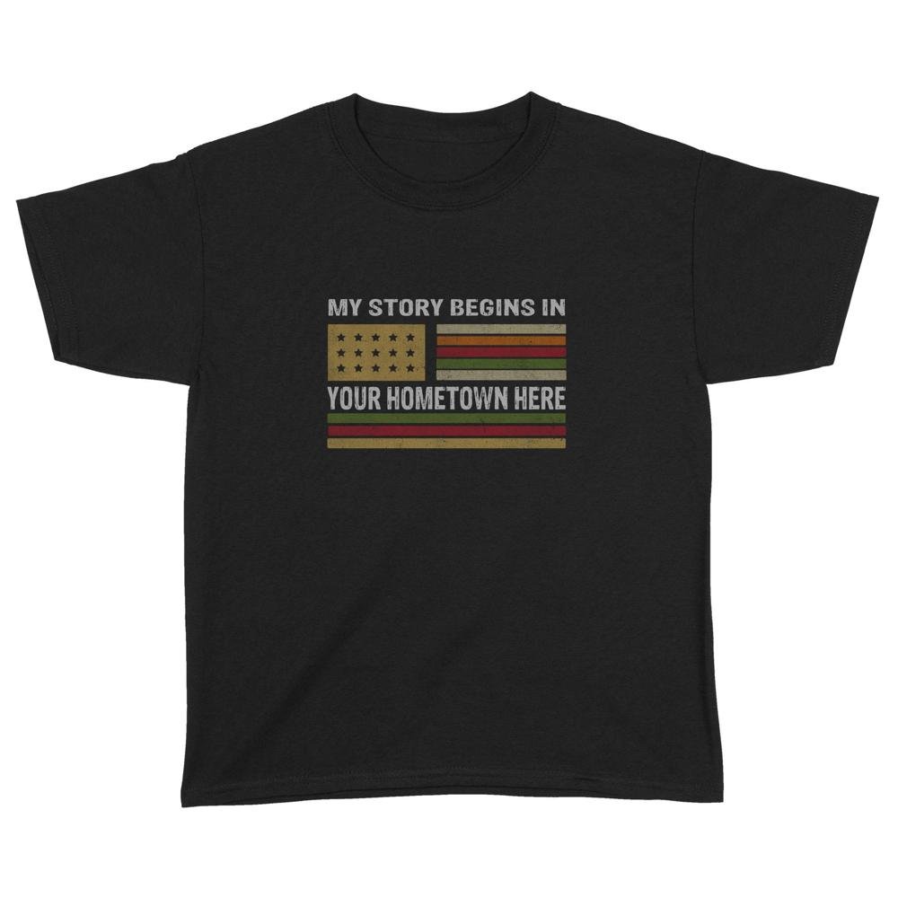 My Story begins | Custom city Standard Youth T-Shirt