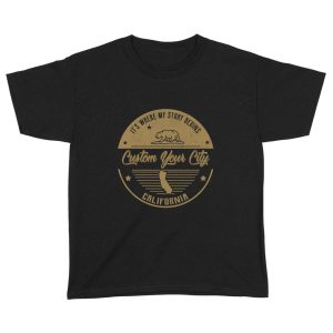 Its Where my Story begins | Custom city Standard Youth T-Shirt