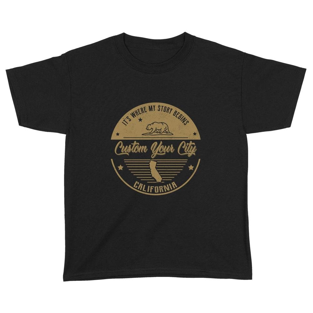 Its Where my Story begins | Custom city Standard Youth T-Shirt