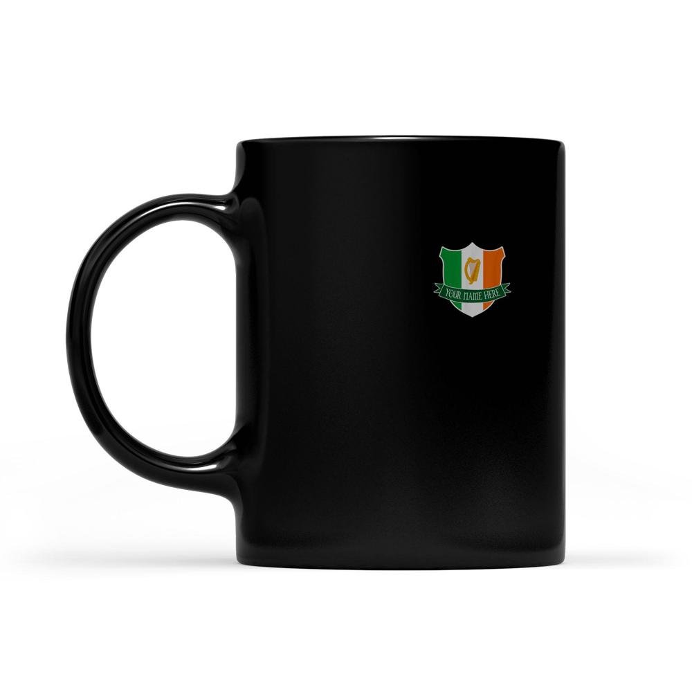 Name Irish Ireland Flag Harp Family | Custom name Mug