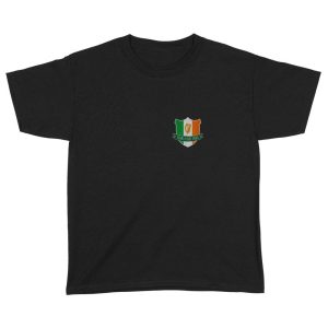 Name Irish Ireland Flag Harp Family | Custom name Standard Youth T-Shirt