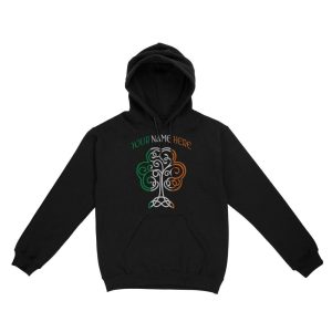 Irish Shamrock St Patricks Day | Custom name Standard Hoodie