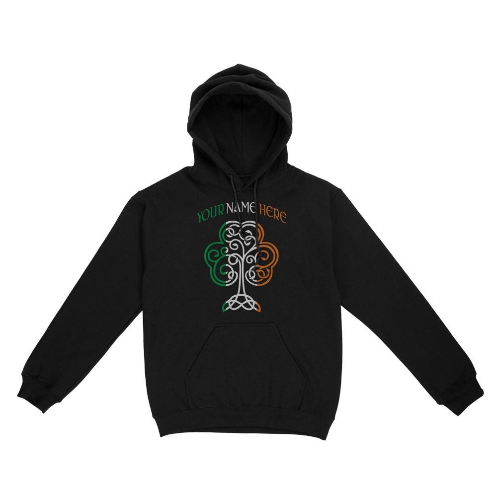 Irish Shamrock St Patricks Day | Custom name Standard Hoodie