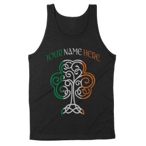 Irish Shamrock St Patricks Day | Custom name Standard Tank