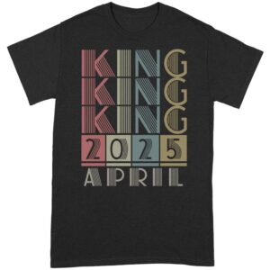 King Retro Vintage Birthday Gift | Custom year Standard T-shirt