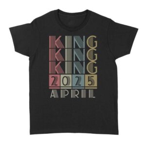 King Retro Vintage Birthday Gift | Custom year Standard Women's T-shirt