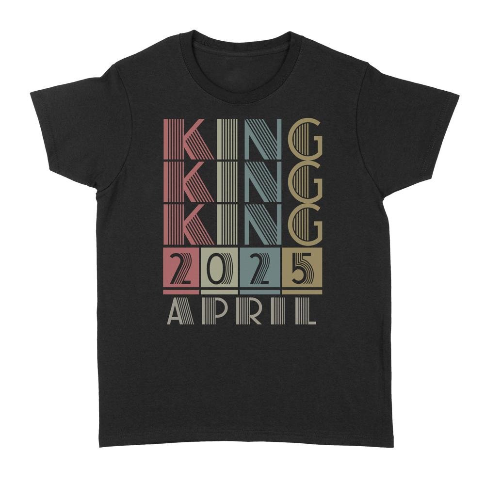 King Retro Vintage Birthday Gift | Custom year Standard Women's T-shirt