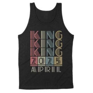 King Retro Vintage Birthday Gift | Custom year Standard Tank