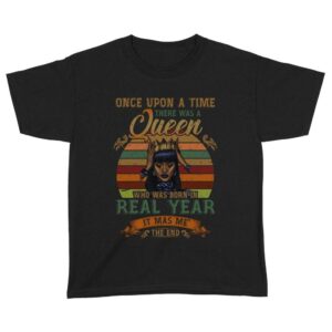 Once upon a time there was a Queen | Custom year Standard Youth T-Shirt