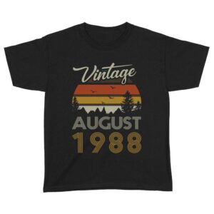 Age - Vintage Birthday | Custom year Standard Youth T-Shirt