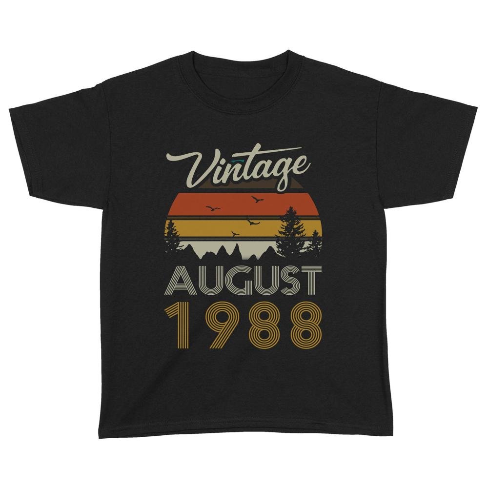 Age - Vintage Birthday | Custom year Standard Youth T-Shirt