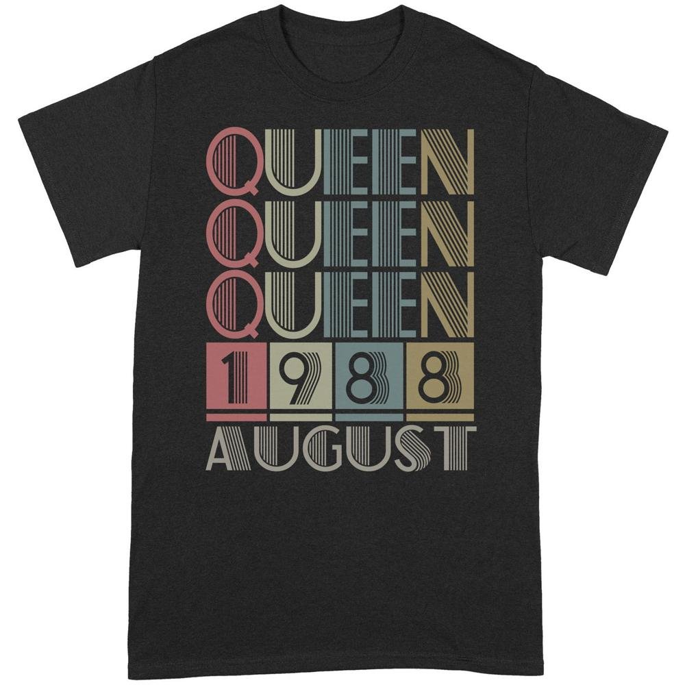 Queen Retro Vintage Birthday Gift | Custom year Standard T-shirt