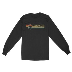 City Vintage 1980s style | Custom city Standard Long Sleeve