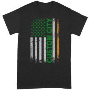 Irish American Flag | Custom city Standard T-shirt