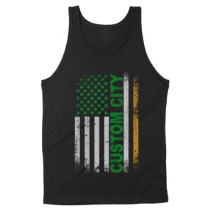 Irish American Flag | Custom city Standard Tank