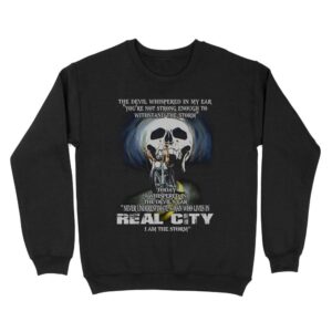 Never Underestimate a biker Man | Custom city Standard Crew Neck Sweatshirt