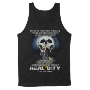Never Underestimate a biker Man | Custom city Standard Tank