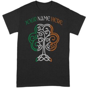 Irish Shamrock St Patricks Day | Custom name Standard T-shirt