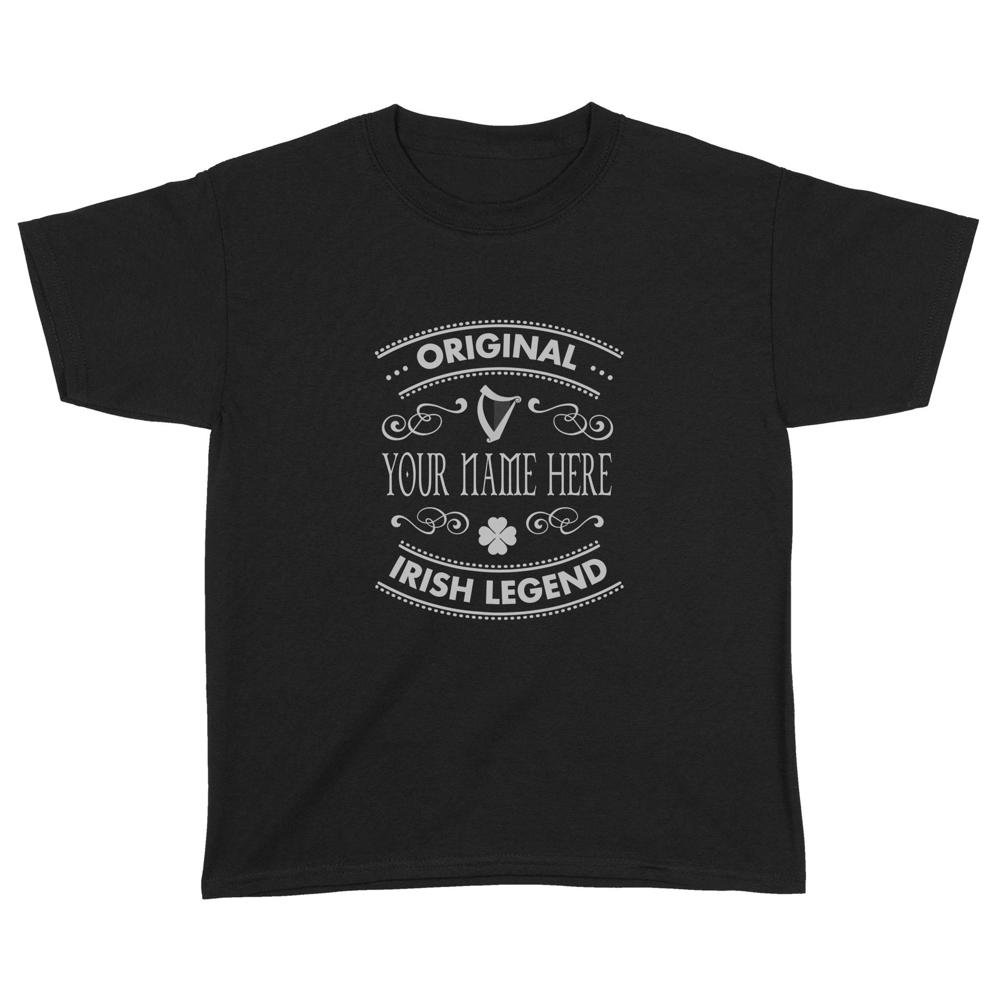 Name Irish Originnal Irish Legend | Custom name Standard Youth T-Shirt