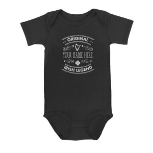 Name Irish Originnal Irish Legend | Custom name Baby Onesie