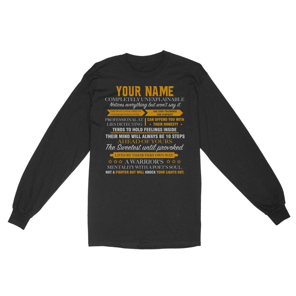 Completely Unexplainable | Custom name Standard Long Sleeve