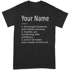 Definition Personalized Name man | Custom name Standard T-shirt